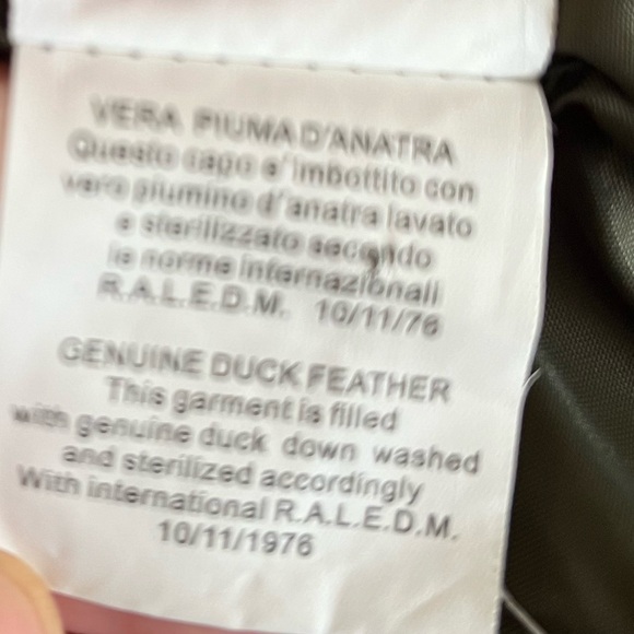 Moschino Jeans puffer jacket Olive Green - Picture 5 of 6